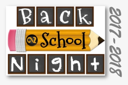 Clip Stock Back To School Night Clipart - Calligraphy, HD Png Download, Free Download