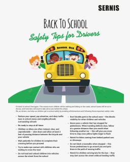 Back To School Safety Tips For Drivers, HD Png Download, Free Download