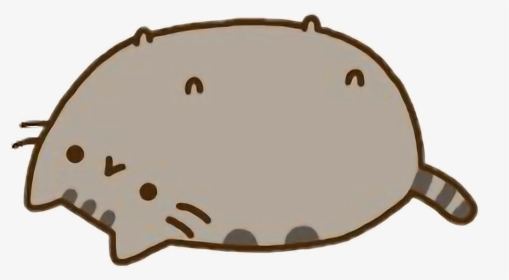 Pusheen Cat On Back , Png Download - Pusheen So Lazy Can T Move, Transparent Png, Free Download
