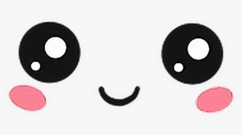 Ojos Kawaii Png - Happy Anime Face Png, Transparent Png, Free Download