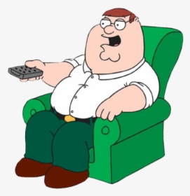 Family Guy Peter Watching Tv, HD Png Download, Free Download