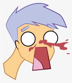 Anime Nose Bleed Free Images At Clker - Anime Nose Bleed Png, Transparent Png, Free Download