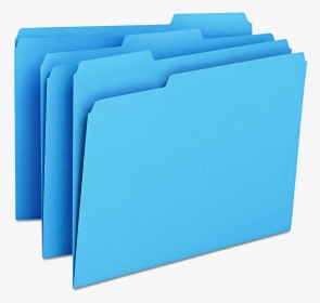 Blue Folders With Tabs, HD Png Download, Free Download