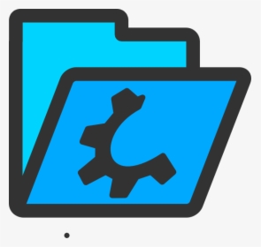 Blue Company Logo Folder Svg Clip Arts - Logo Folder, HD Png Download, Free Download