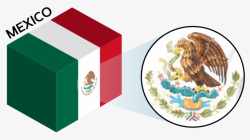Mexico Flag Colors And Symbol - Eagle From Mexican Flag, HD Png Download, Free Download