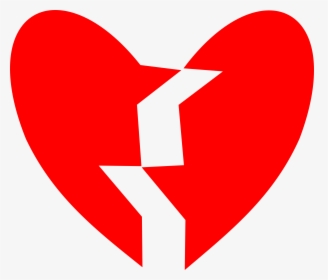 Broken Heart Vector Art Image - Broken Heart Clipart, HD Png Download, Free Download