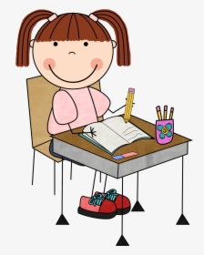 Child Writing Png - Kids Writing Clipart, Transparent Png, Free Download
