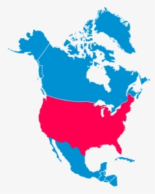 North America Usa - North America Map Transparent, HD Png Download, Free Download