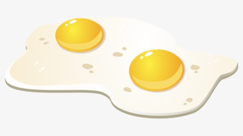 Fried Egg Clipart Transparent Pencil And In Color Fried - Fried Eggs Clip Art, HD Png Download, Free Download