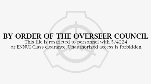 Warning - Order Of The Overseer Council, HD Png Download, Free Download