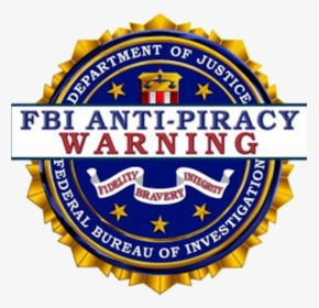 Fbi Warning Logo Png - Symbols Of The Federal Bureau Of Investigation, Transparent Png, Free Download