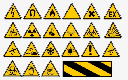 Warning Signs Clip Arts - Road Safety Road Signs Chart, HD Png Download, Free Download