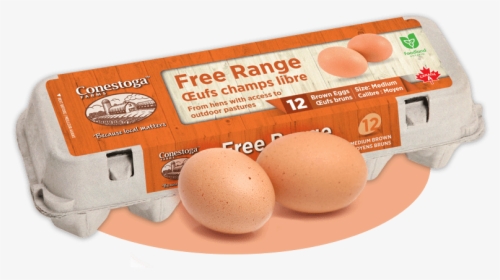 Free Range Eggs - Conestoga Farm Free Run Eggs, HD Png Download, Free Download