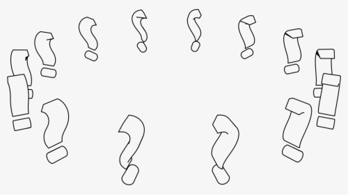 Question Mark Circle Clip Arts - Circle Of Question Marks, HD Png Download, Free Download