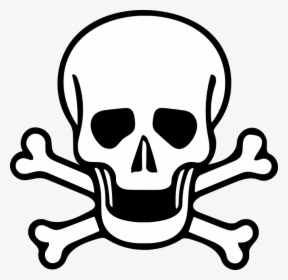 Halloween Skull Designs - Skull And Crossbones, HD Png Download, Free Download