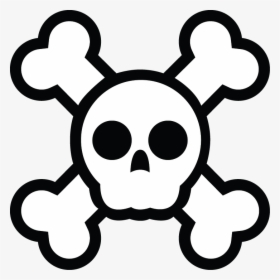 Cute Skull And Crossbones , Png Download - Cute Skull And Crossbones, Transparent Png, Free Download