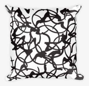 Scribble Doodle Square Pillow, HD Png Download, Free Download
