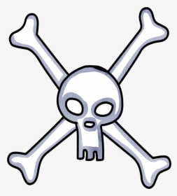 9189858 Web Skull Crossbones - Speaker Sticker, HD Png Download, Free Download