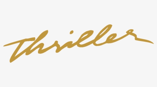 Thriller Logotipo - Partition Piano Michael Jackson, HD Png Download, Free Download