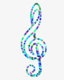 Floral Clef Outline Clip Arts - Circle, HD Png Download, Free Download