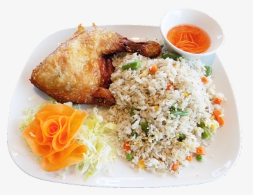 Rice With Chicken Png - Fried Rice And Chicken Png, Transparent Png, Free Download