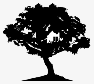 The Gallery For Black Tree Logo Tree Vector - Tree Vector Silhouette Png, Transparent Png, Free Download