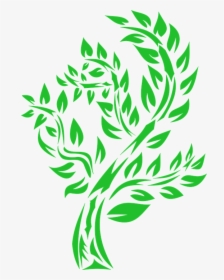 Vector, Tree, Foliage, Green, Nature, Graphics - Stuttering Day, HD Png Download, Free Download