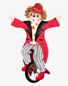 Clown,png,tube - Joker In Circus Drawing, Transparent Png, Free Download