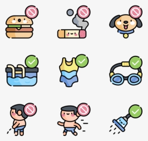 Swimming Pool - Elderly Icon Free, HD Png Download, Free Download