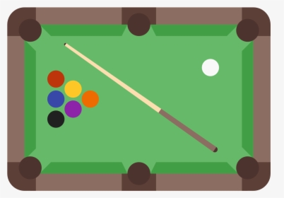 Pool Table Icon - Transparent Billiards Clip Art, HD Png Download, Free Download