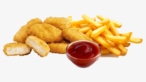 Chicken Nuggets And French Fries, HD Png Download, Free Download