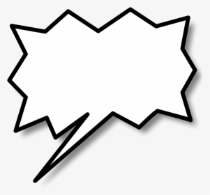 Comic Book Text Bubble Png - Comic Call Out Png, Transparent Png, Free Download