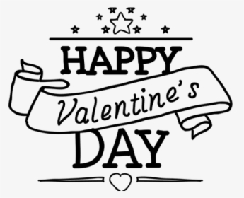 Happy Valentine’s Day Png Transparent Images - Calligraphy, Png Download, Free Download
