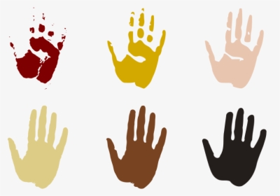 Colours Inspired From Cave Of Hands Rock Art In Australia - Hands Design Clip Art, HD Png Download, Free Download
