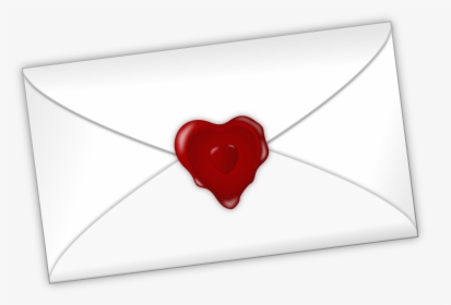 Love Letter 2 Clip Arts - Open Heart Envelope With Letter, HD Png Download, Free Download