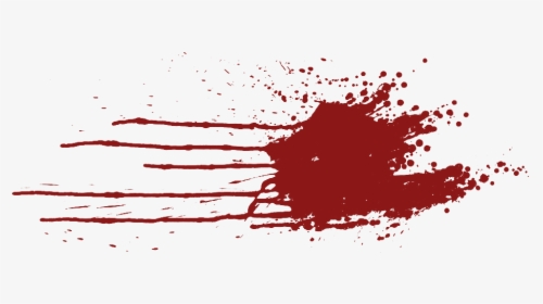 Transparent Blood Clipart Transparent - Blood Splatter On Transparent Background Png, Png Download, Free Download