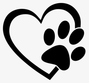 Heart With Paw Transparent, HD Png Download, Free Download