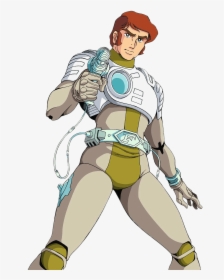 Captain Future Holding Weapon - Capitaine Flam, HD Png Download, Free Download