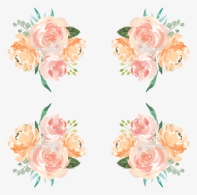 Transparent Peach Flowers Png - Garden Roses, Png Download, Free Download