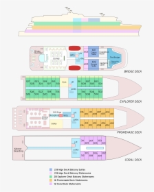 Deck Plan Coral Adventurerpng-01, Transparent Png, Free Download