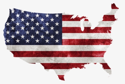 Clip Art For Free Download - Us Map With Flag, HD Png Download, Free Download