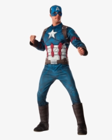 Captain America Png Images - Captain America Civil War Adult Costume, Transparent Png, Free Download