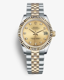 Oyster, 31 Mm, Oystersteel And Yellow Gold - Rolex 178274, HD Png Download, Free Download