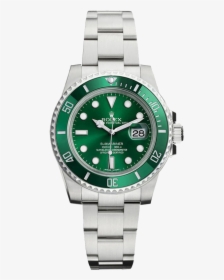 Ghost Ii Datejust Green Watch Rolex Watches Clipart - Rolex Submariner Green, HD Png Download, Free Download