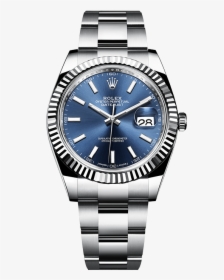 Rolex Datejust 41 Blue Dial, HD Png Download, Free Download