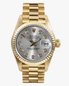 Vector Womens Used Presidents For Sale Swiss Wrist - Rolex Lady Gold Watch, HD Png Download, Free Download