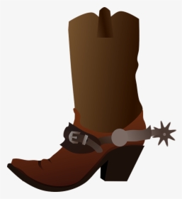 Cowboy Boot Shoe - Cowboy Boot Clip Art, HD Png Download, Free Download
