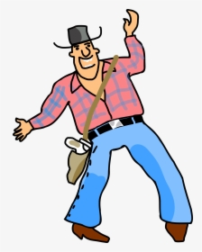 Drunk Cowboy Clip Arts - Clip Art Cowboy, HD Png Download, Free Download