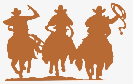 Monte Creek Ranch Winery Cowboy Image - Free Cowboy Horse Silhouette, HD Png Download, Free Download