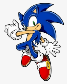 Sonic Hedgehog Jumping Side - Sonic The Hedgehog Png, Transparent Png, Free Download